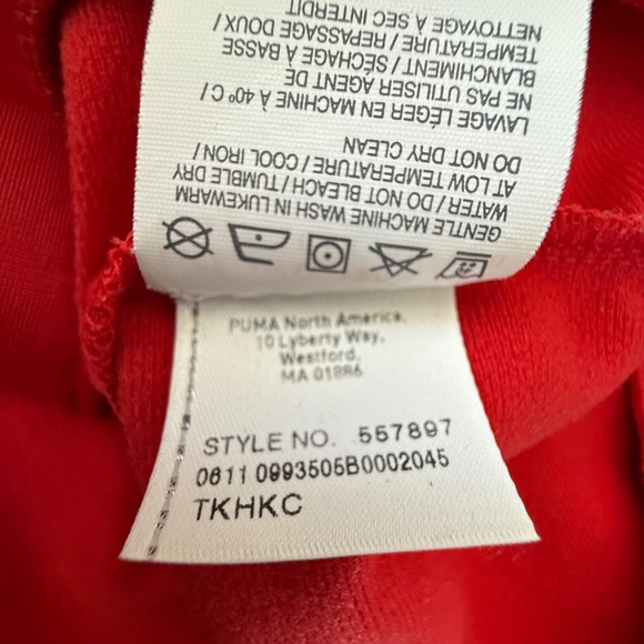 PUMA Men's T7 Track Suit Red and White Size XL - Picture 9 of 14